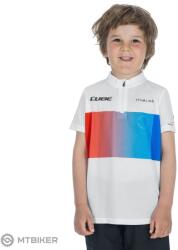 CUBE TeamLine gyerek mez, fehér/kék/piros (L)
