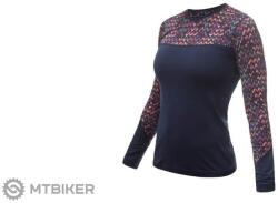 Sensor Merino Impress női póló, mélykék/origami (L)
