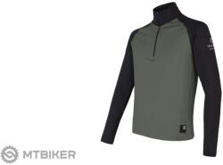 Sensor Coolmax Thermo pulóver, olívazöld/fekete (XXL)