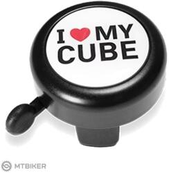 CUBE I LOVE MY CUBE csengő, fekete/fehér