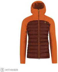 Karpos Sass Dortiga Hoodie kabát, mahagóni/vibr. narancs (L)