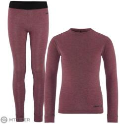 Craft CORE Wool Merino gyerek szett, rózsaszín (74)