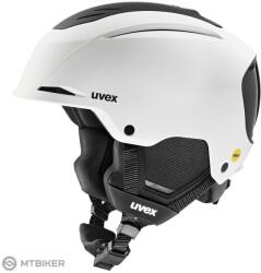 uvex Resolution MIPS sisak, white-black matt (55-59 cm)