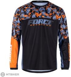FORCE Reckless mez, fekete/narancssárga (XL)