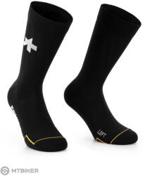 ASSOS RS SPRING FALL zokni, fekete (II (EU 43 - 46))