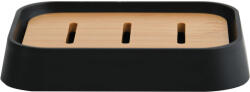 spirella Szappantartó KAMLA, műanyag, bambusz, matt, fekete
