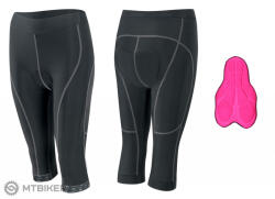 FORCE Lady Bike női 3/4 nadrág betéttel, fekete (XS)