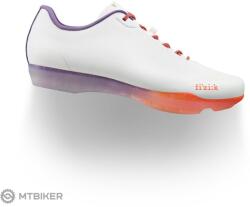 fizik TEMPO BEAT kerékpáros cipő, fehér/narancssárga (EU 39.5)