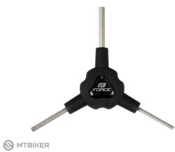 FORCE háromoldalas Y-kulcs, imbuszkulcs 4/5/6 mm