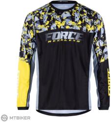 FORCE Reckless mez, fekete/sárga/szürke (XL)