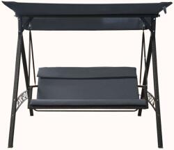 ROJAPLAST Rattan Kerti Hintaház - 3 Fős