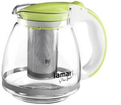 Lamart LT7028 Verre üveg teáskanna, 1, 5 liter (42002260) zöld (42002260)