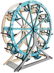 Woodcraft construction kit Woodcraft Дървен 3D пъзел Руско колело тюркоазено (XD-G001H)