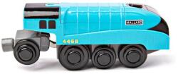 Bigjigs Rail Електрически локомотив Mallard синьо (BJT308)