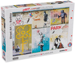 EUROGRAPHICS Puzzle Eurographics din 1000 de piese - Arta lui Banksy (60005765) Puzzle