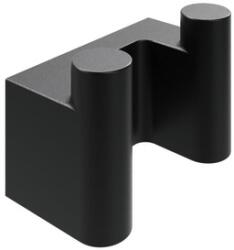Ravak Chrome II dupla akasztó, fekete X07P1374 (X07P1374)