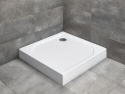 Radaway Delos C szögletes zuhanytálca lábbal 100x100 fehér, ajándék szifonnal