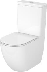 Cersanit Remo wc compact cu capac soft-close cu spălare turbionară alb K3030-001 (K3030001)