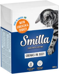Smilla 24x380g Smilla falatkák csirke & pulyka nedves macskatáp