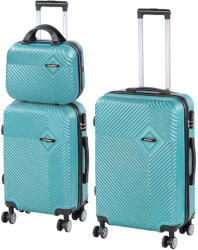 Leziter TraveLux Pro XXI gurulós bőrönd szett lagúnakék (LTRPBS-XXII-LK)