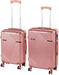 Leziter TraveLux Urban IX gurulós bőrönd szett lazacrózsaszín (LTRUBS-IX-LR)