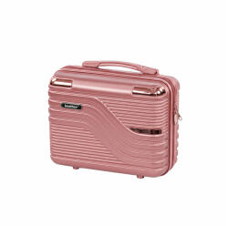 Leziter TraveLux Urban kisméretű kézi bőrönd keményfedeles 28x36x16 cm lazacrózsaszín (833-LR14)