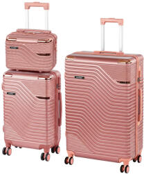 Leziter TraveLux Urban XVI gurulós bőrönd szett lazacrózsaszín (LTRUBS-XVI-LR) - homelux