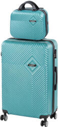 Leziter TraveLux Pro V gurulós bőrönd szett lagúnakék (LTRPBS-VIII-LK) - homelux