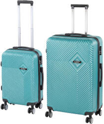 Leziter TraveLux Pro XIX gurulós bőrönd szett lagúnakék (LTRPBS-X-LK)