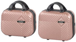 Leziter TraveLux Pro II bőrönd szett rosegold (LTRPBS-II-RG)