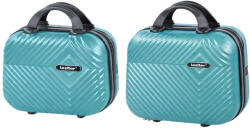 Leziter TraveLux Pro II bőrönd szett lagúnakék (LTRPBS-II-LK)