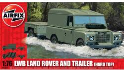 Airfix Classic Kit militar A02324 - LWB Land Rover (Hard Top) și Remorcă (1: 76) (30-A02324)
