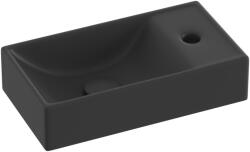 RAVAK Veda Wall 40 cm jobbos kézmosó, matt fekete XJXPD240000 (XJXPD240000)