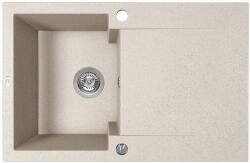 Laveo Chichi gránit mosogató 74x48 cm bézs SBH_411Y (SBH411Y)