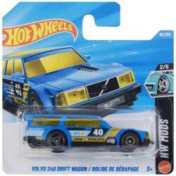 Mattel Hot Wheels: Volvo 240 Drift Wagon / Bolide De Dérapage kék kisautó 1/64 - Mattel (5785/JJJ36)