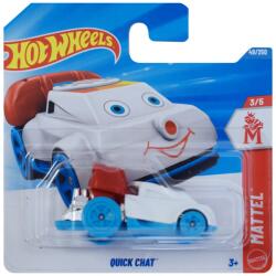 Mattel Hot Wheels: Quick Chat fehér kisautó 1/64 - Mattel (5785/JJJ18)