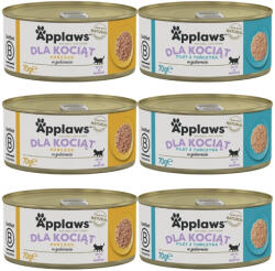 Applaws Applaws Cat Kitten cicaeledel ízek keveréke 6x70g