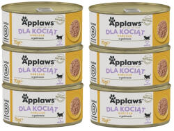 Applaws Applaws Cat Kitten Chicken cicaeledel 6x70 g-os konzerv
