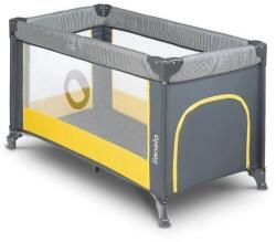 Lionelo - Utazóágy STEFI szürke/sárga 5903771700016 (LN0138)