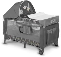 Lionelo - Utazóágy SVEN PLUS szürke 5902581656209 (LN0142)