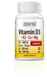 Zenyth Pharmaceuticals Vitamin D3 + K2 + Ca + Mg Complex 30 capsule Zenyth