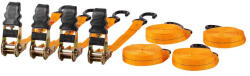 Strend Pro ST 217626 Rakományrögzítő (4db/csomag) racsnis (narancs) 25mm/450cm, max. 500kg (217626)
