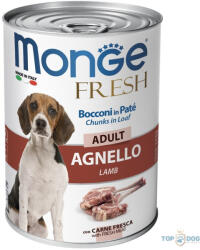 Monge Dog 400gr Fresh Chunk in Loaf Bárány