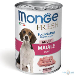 Monge Dog 400gr Fresh Chunk in Loaf Sertés