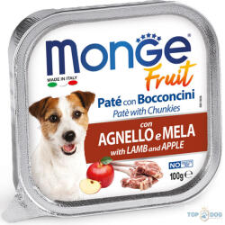 Monge Dog 100g Fruit Paté&Chunk bárány-alma