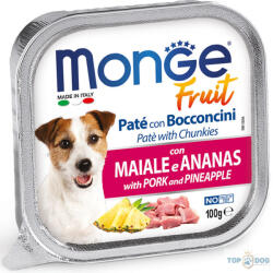Monge Dog 100g Fruit Paté&Chunk sertés-ananász