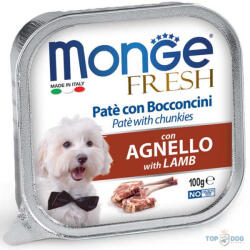 Monge 100gr Fresh Pate&Chunk Bárány