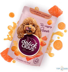  Delickcious Dog Dinner 85g Lazac Répa