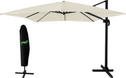 Garden Line Umbrelă de grădină "ROMA" 3 x 4 m bej cu husă *9642 (CH-GAO9642)