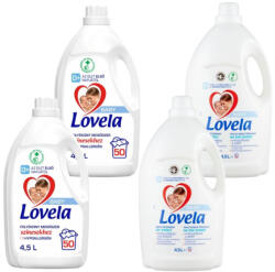 Lovela Baby folyékony mosószer színes és fehér ruhákhoz 4x4, 5l (200 mosás)